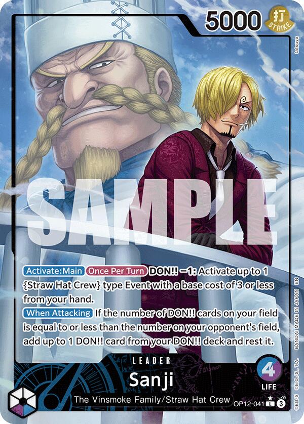 Sanji OP12-041 - Legacy of the Master OP12 kart görseli