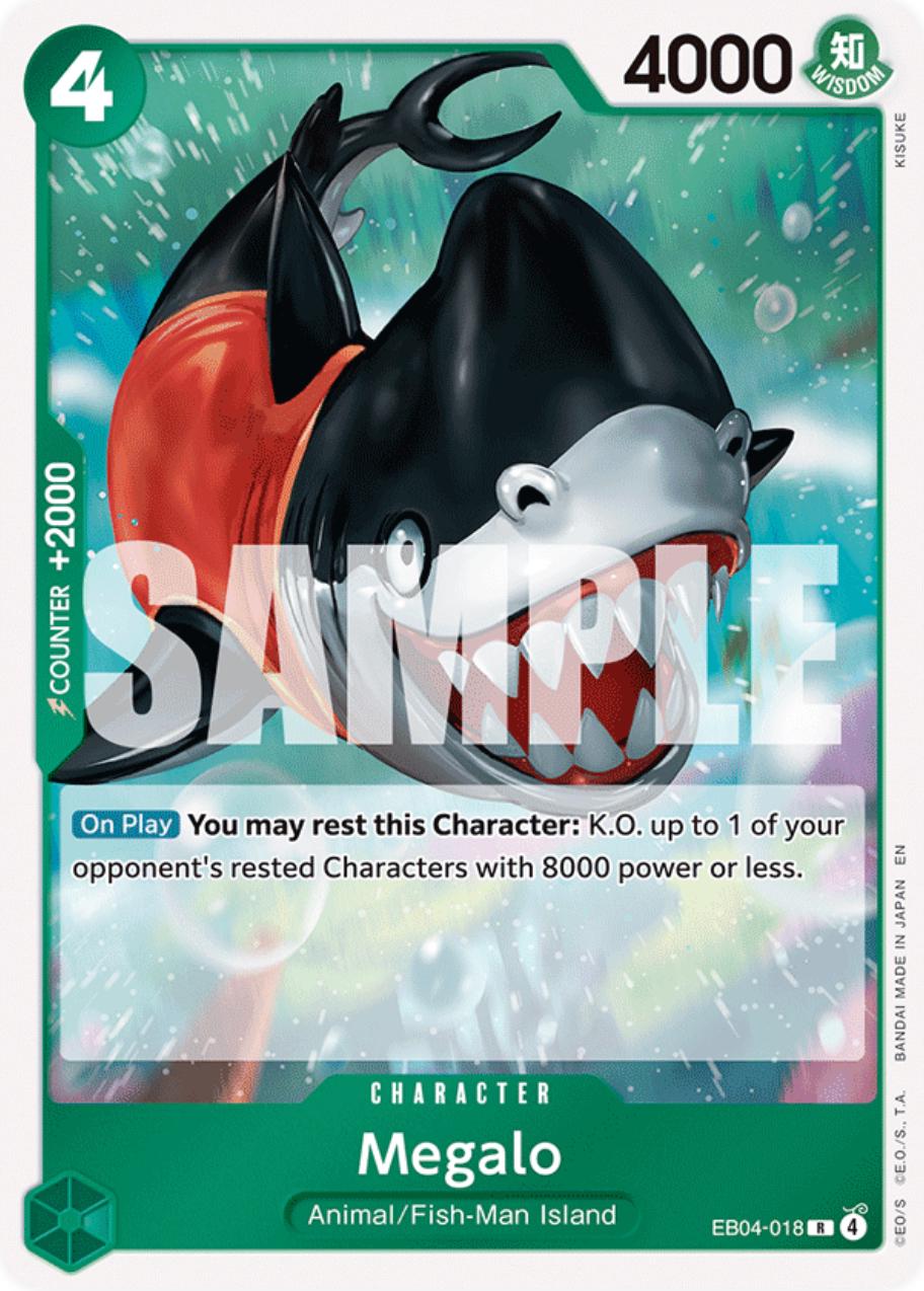 Megalo EB04-018 - One Piece EB04 kart görseli