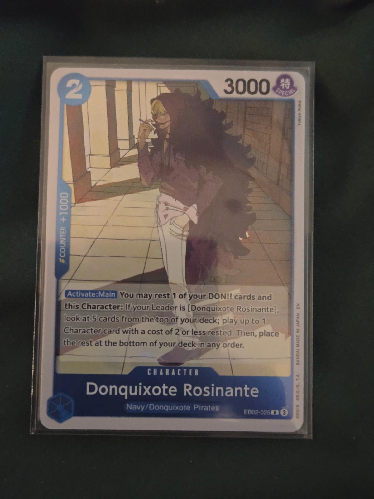 Donquixote Rosinante EB02-025 - Extra Booster: Anime 25th Collection EB02 kart görseli