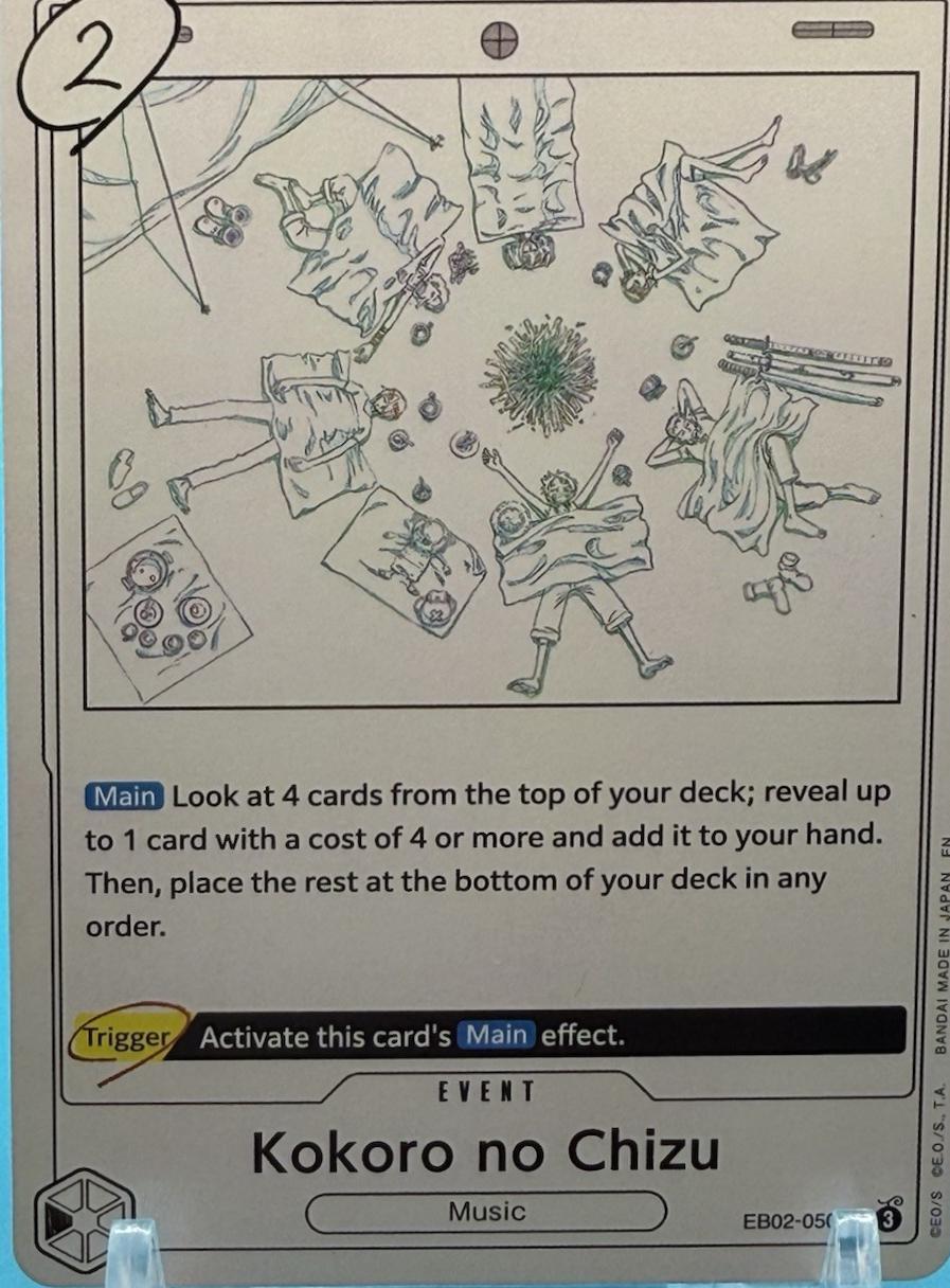 Kokoro no Chizu EB02-050 - Extra Booster: Anime 25th Collection EB02 kart görseli