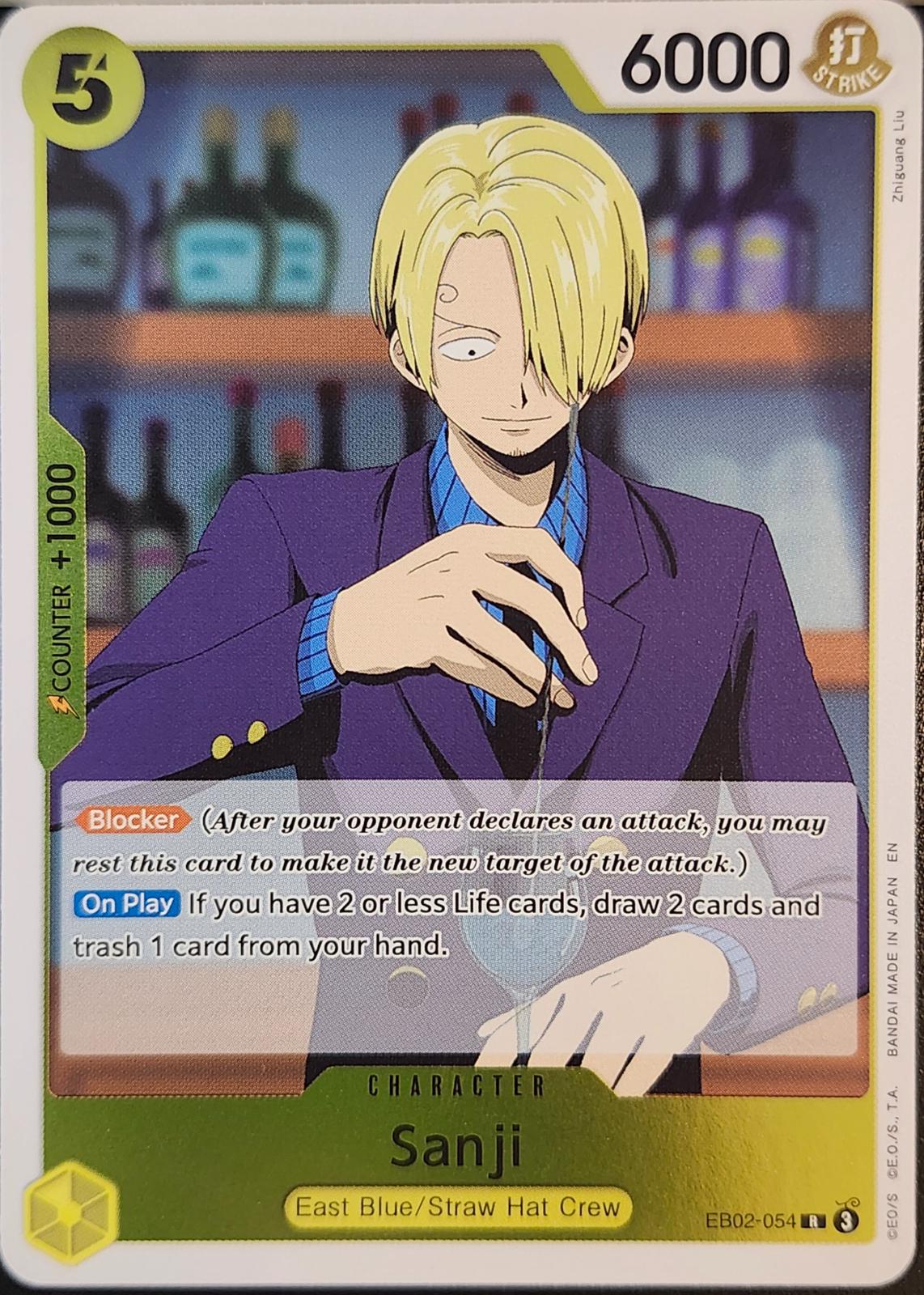 Sanji EB02-054 - Extra Booster: Anime 25th Collection EB02 kart görseli