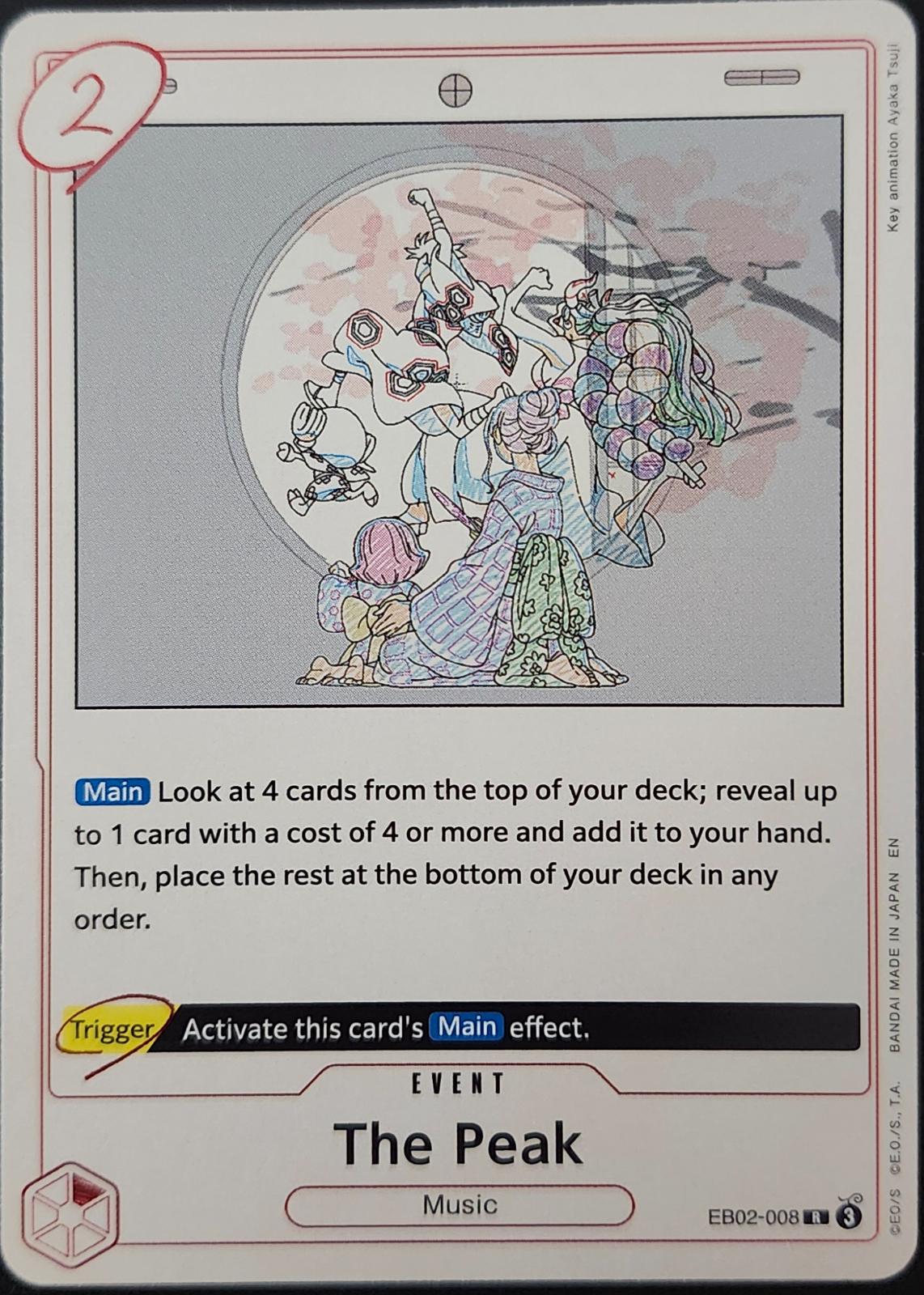 The Peak EB02-008 - Extra Booster: Anime 25th Collection EB02 kart görseli