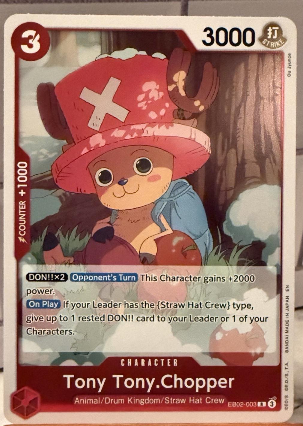 Tony Tony.Chopper EB02-003 - Extra Booster: Anime 25th Collection EB02 kart görseli