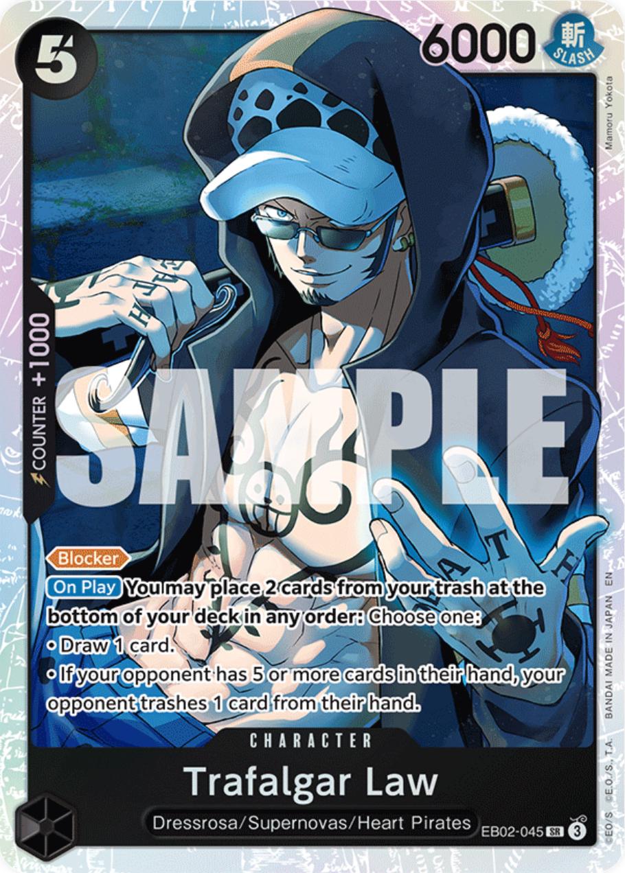Trafalgar Law EB02-045 - Extra Booster: Anime 25th Collection EB02 kart görseli
