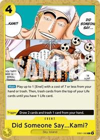 Did Someone Say Kami? EB01-060 - Extra Booster: Memorial Collection EB01 kart görseli