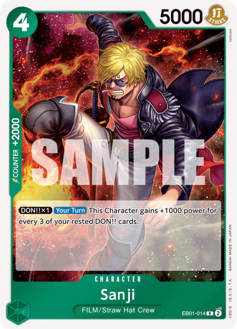 Sanji EB01-014 - Extra Booster: Memorial Collection EB01 kart görseli