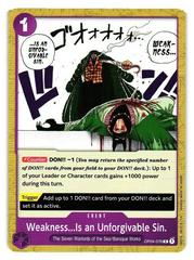 Weakness Is an Unforgivable Sin.