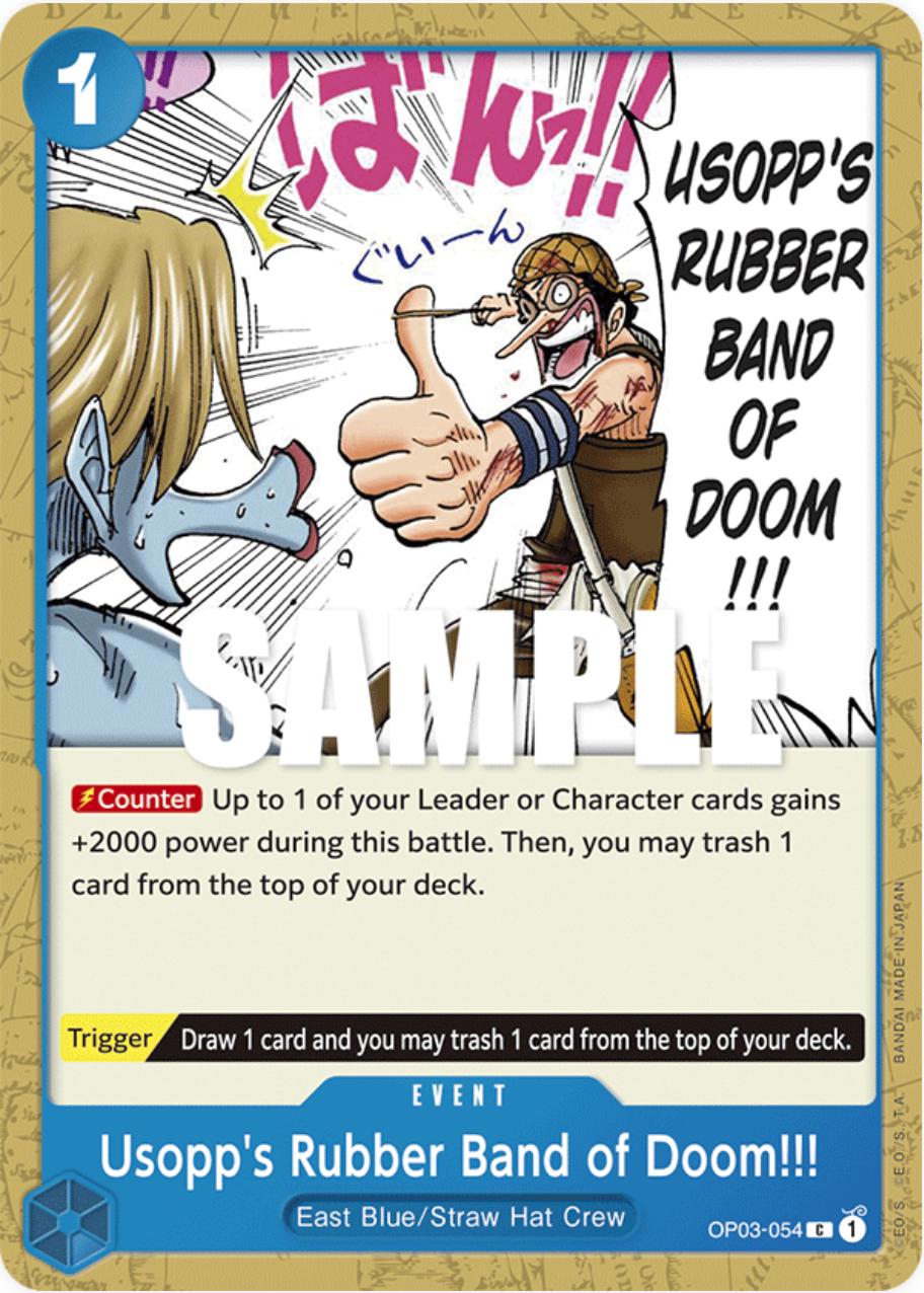 Usopp's Rubber Band Of Doom!!!