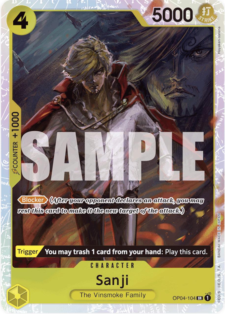 Sanji OP04-104 - Premium Booster PRB01 kart görseli