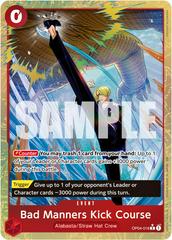 Bad Manners Kick Course OP04-016 - Premium Booster Vol 2 PRB02 kart görseli