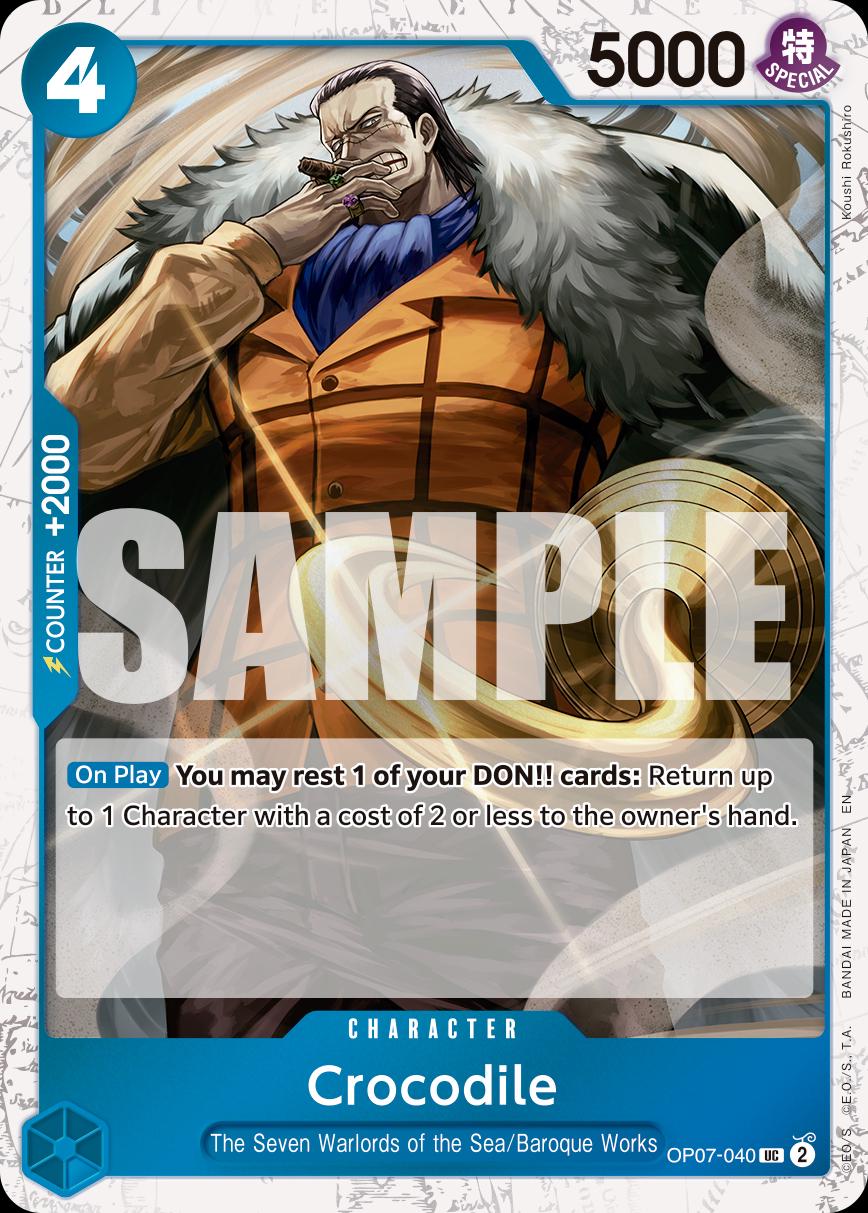 Crocodile OP07-040 - Premium Booster Vol 2 PRB02 kart görseli