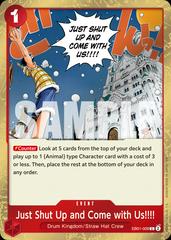 Just Shut Up And Come With Us!!!! EB01-009 - Premium Booster Vol 2 PRB02 kart görseli