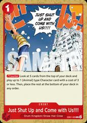 Just Shut Up and Come With Us!!!! EB01-009 - Premium Booster Vol 2 PRB02 kart görseli