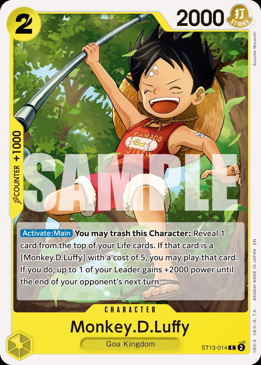 Monkey.D.Luffy ST13-014 - Premium Booster Vol 2 PRB02 kart görseli