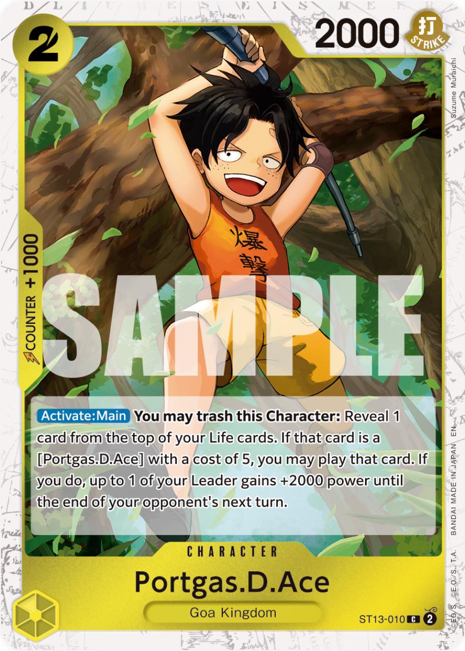 Portgas.D.Ace ST13-010 - Premium Booster Vol 2 PRB02 kart görseli