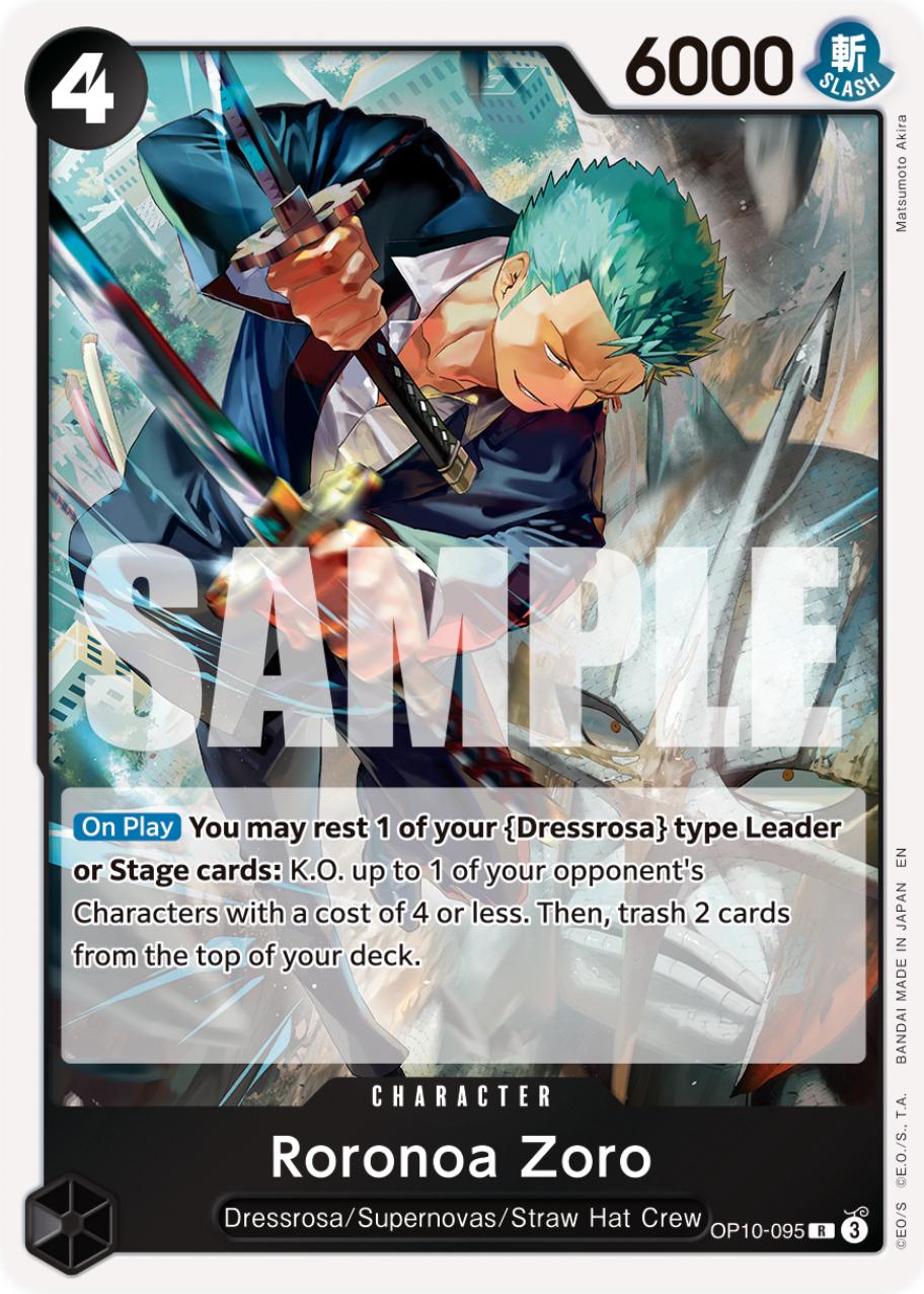 Roronoa Zoro OP10-095 - Premium Booster Vol 2 PRB02 kart görseli
