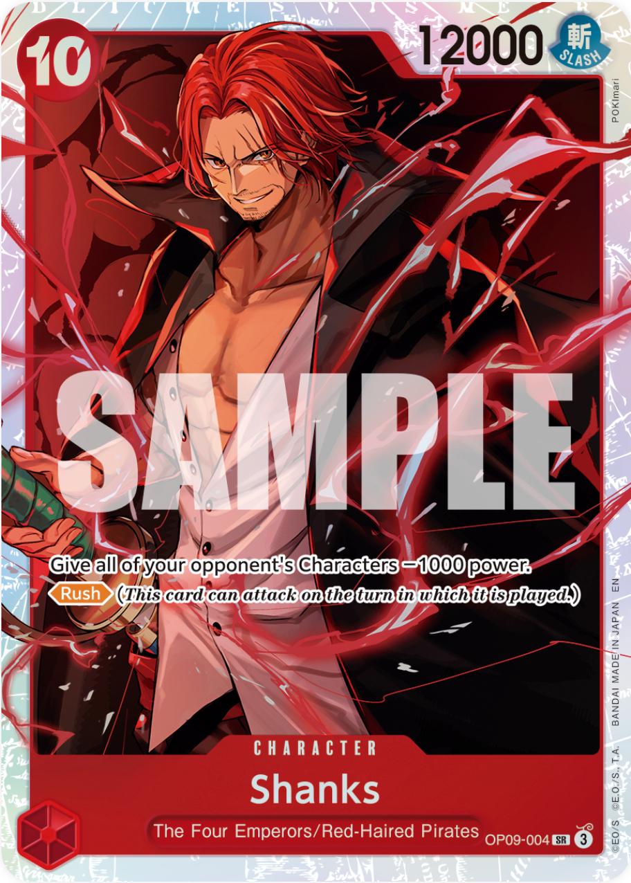 Shanks OP09-004 - Premium Booster Vol 2 PRB02 kart görseli