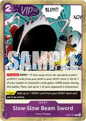 Slow-Slow Beam Sword OP07-076 - Premium Booster Vol 2 PRB02 kart görseli