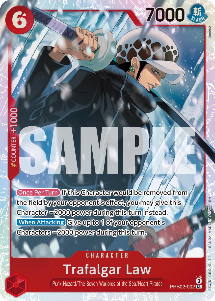 Trafalgar Law PRB02-002 - Premium Booster Vol 2 PRB02 kart görseli