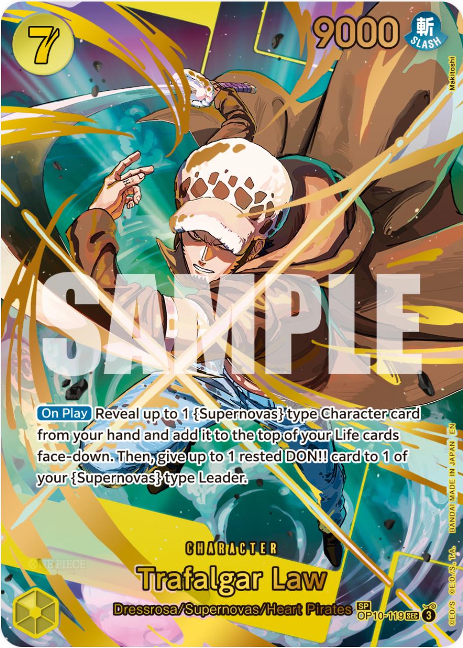 Trafalgar Law OP10-119 - Premium Booster Vol 2 PRB02 kart görseli
