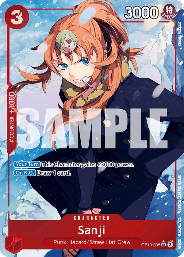 Sanji - Alternate Art OP10-005 - Royal Blood OP10 kart görseli