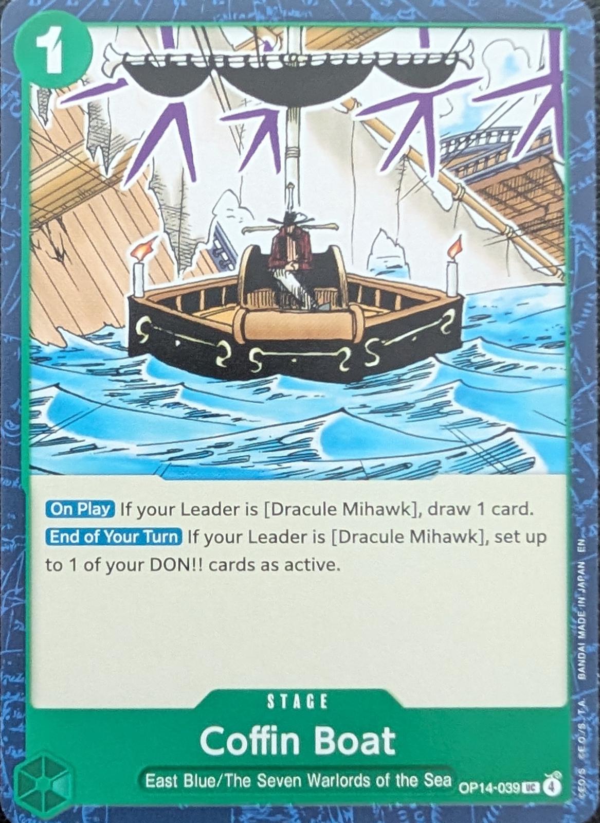 Coffin Boat OP14-039 - The Azure Sea's Seven OP14 kart görseli