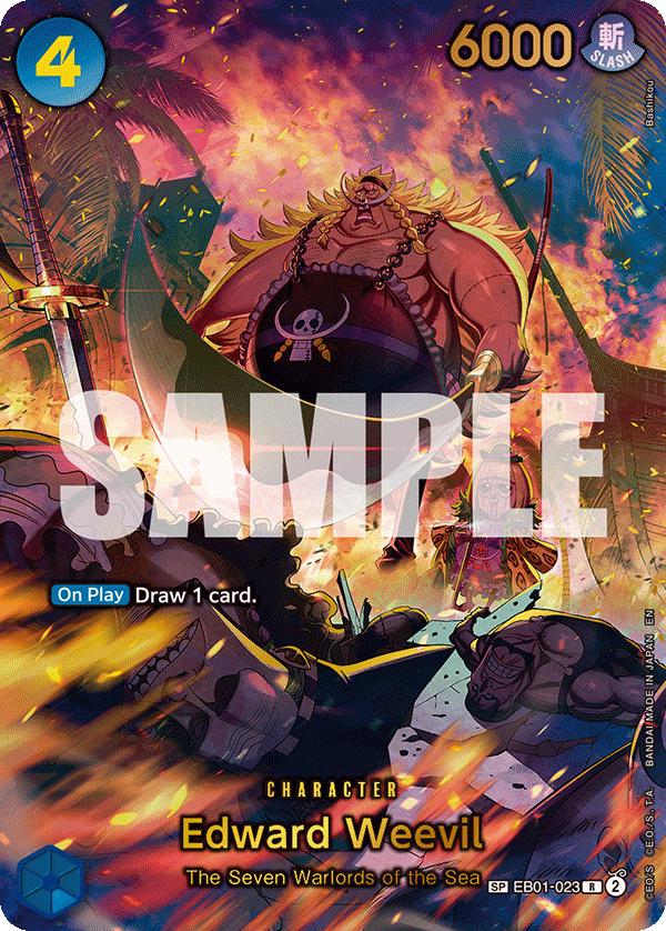 Edward Weevil EB01-023 - The Azure Sea's Seven OP14 kart görseli