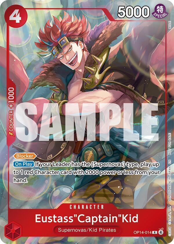 EustassCaptainKid OP14-014 - The Azure Sea's Seven OP14 kart görseli