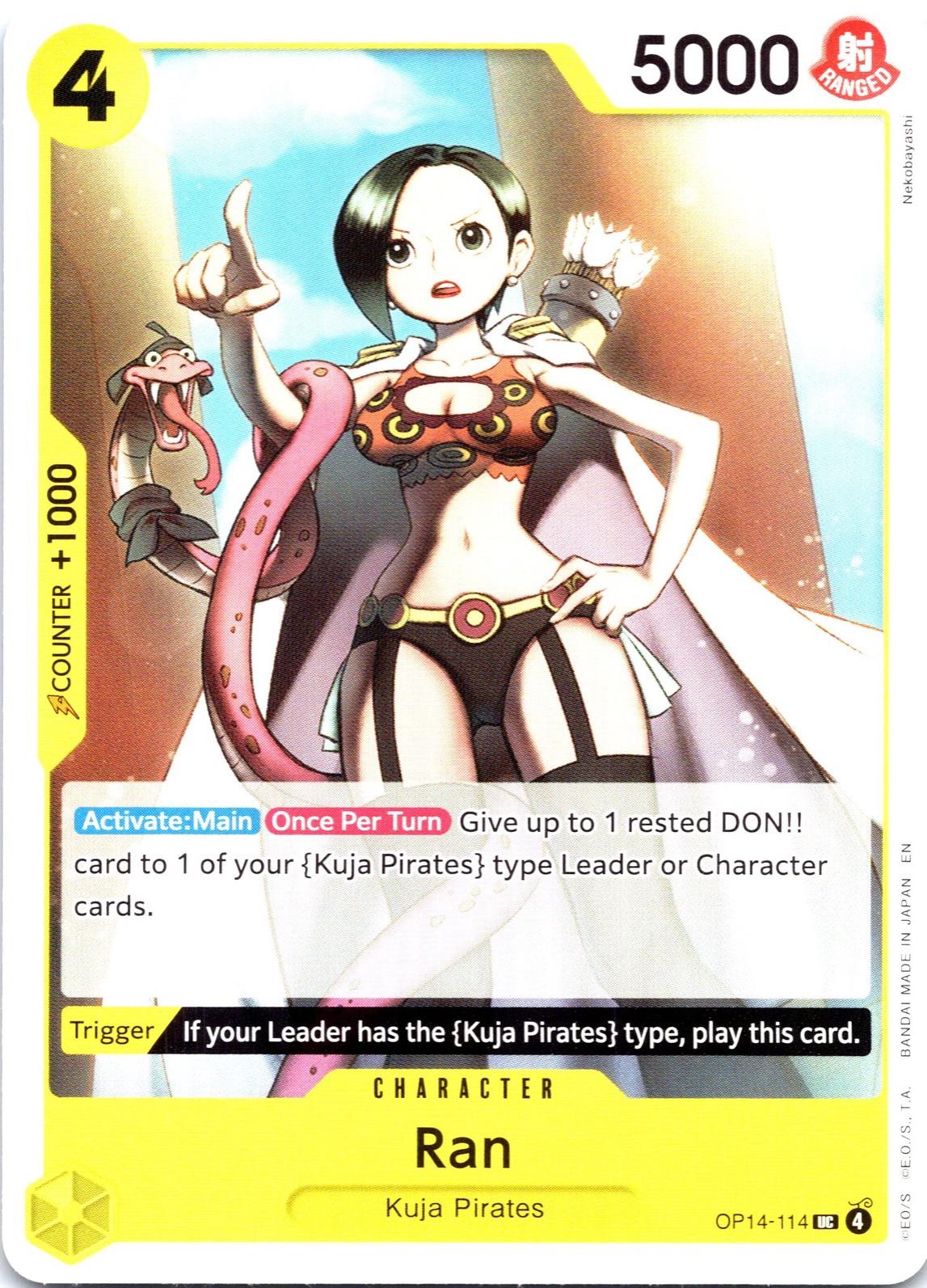 Ran OP14-114 - The Azure Sea's Seven OP14 kart görseli