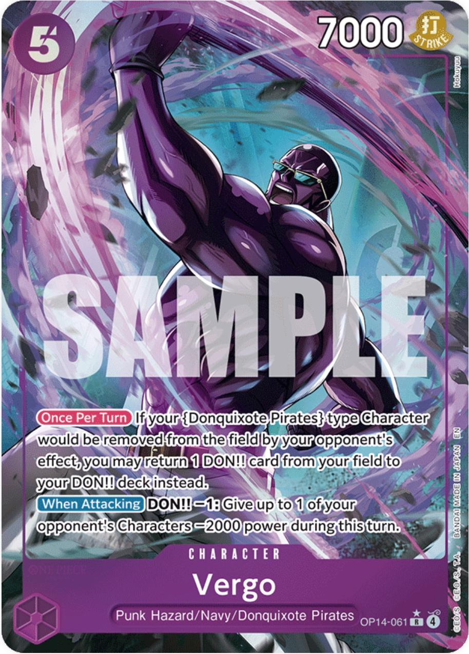 Vergo OP14-061 - The Azure Sea's Seven OP14 kart görseli