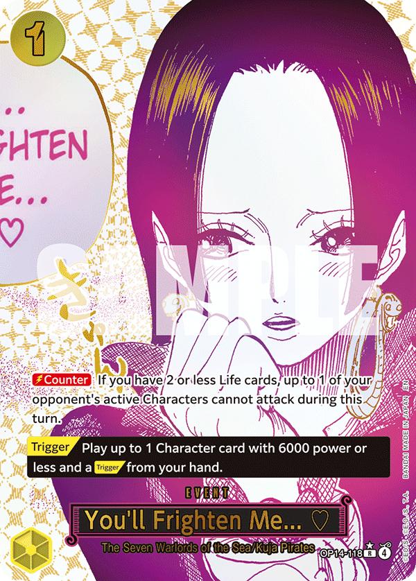 You'll Frighten Me OP14-118 - The Azure Sea's Seven OP14 kart görseli