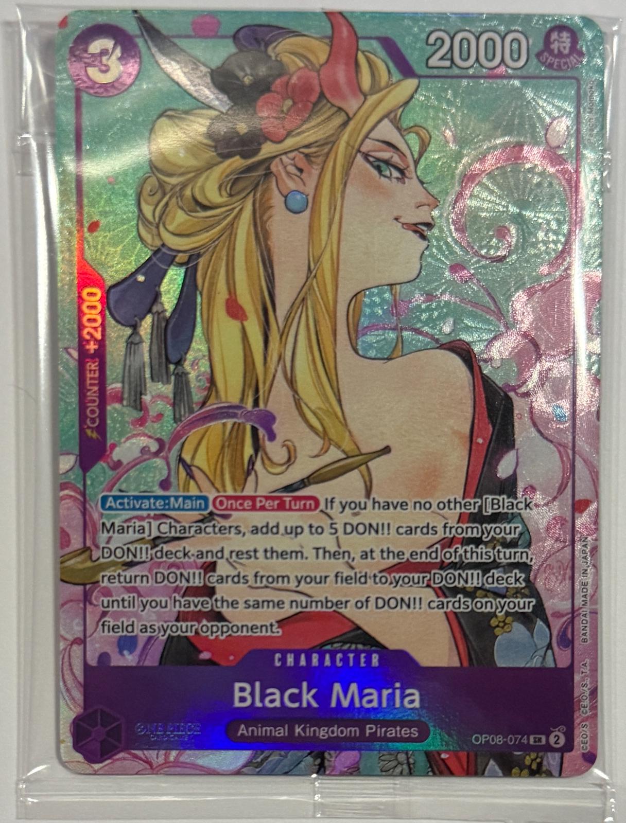 Black Maria OP08-074 - Two Legends OP08 kart görseli