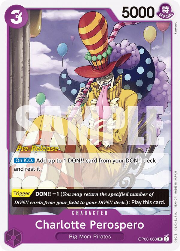 Charlotte Perospero OP08-068 - Two Legends OP08 kart görseli