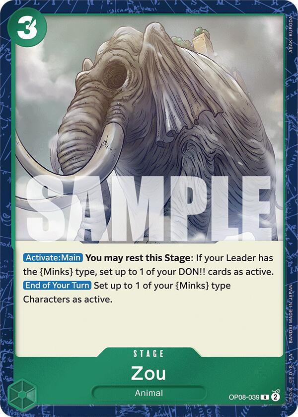 Zou OP08-039 - Two Legends OP08 kart görseli