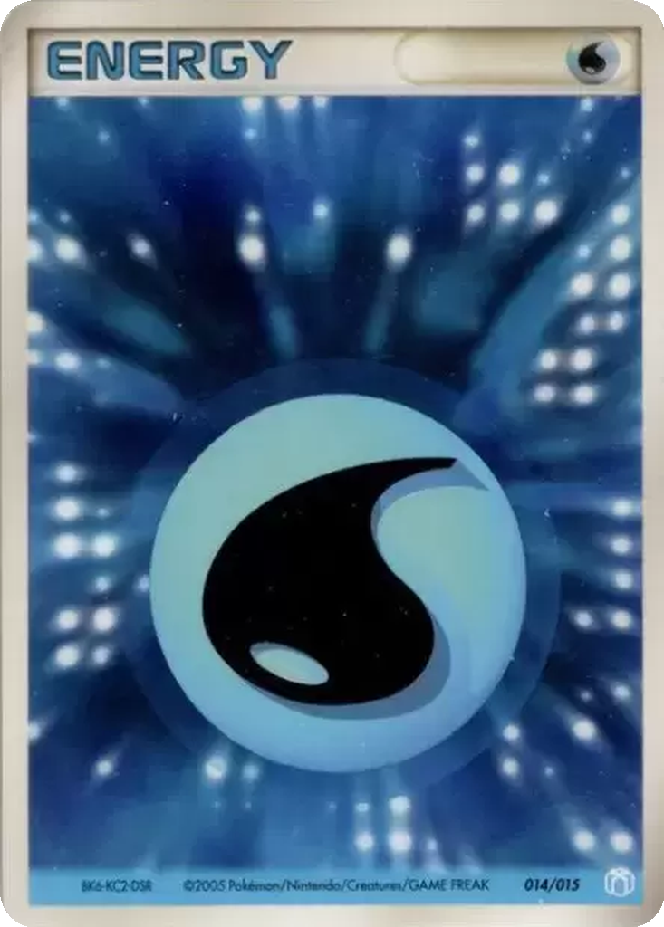 Water Energy 14 - Gift Box Mew • Lucario: Crawdaunt Quarter Deck kart görseli