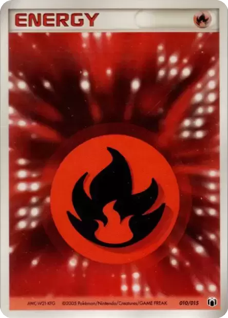 Fire Energy 10 - Gift Box Mew • Lucario: Mightyena Quarter Deck kart görseli