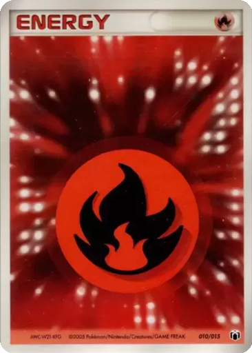 Fire Energy 10 - Gift Box Mew • Lucario: Mightyena Quarter Deck kart gorseli