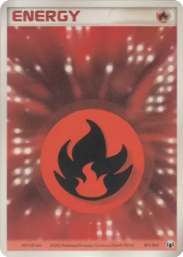 Fire Energy 11 - Gift Box Mew • Lucario: Mightyena Quarter Deck kart gorseli