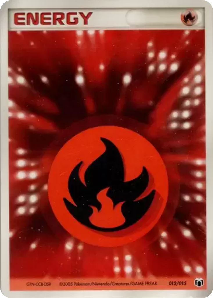 Fire Energy 12 - Gift Box Mew • Lucario: Mightyena Quarter Deck kart görseli