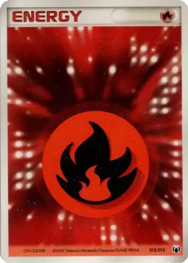 Fire Energy 12 - Gift Box Mew • Lucario: Mightyena Quarter Deck kart gorseli