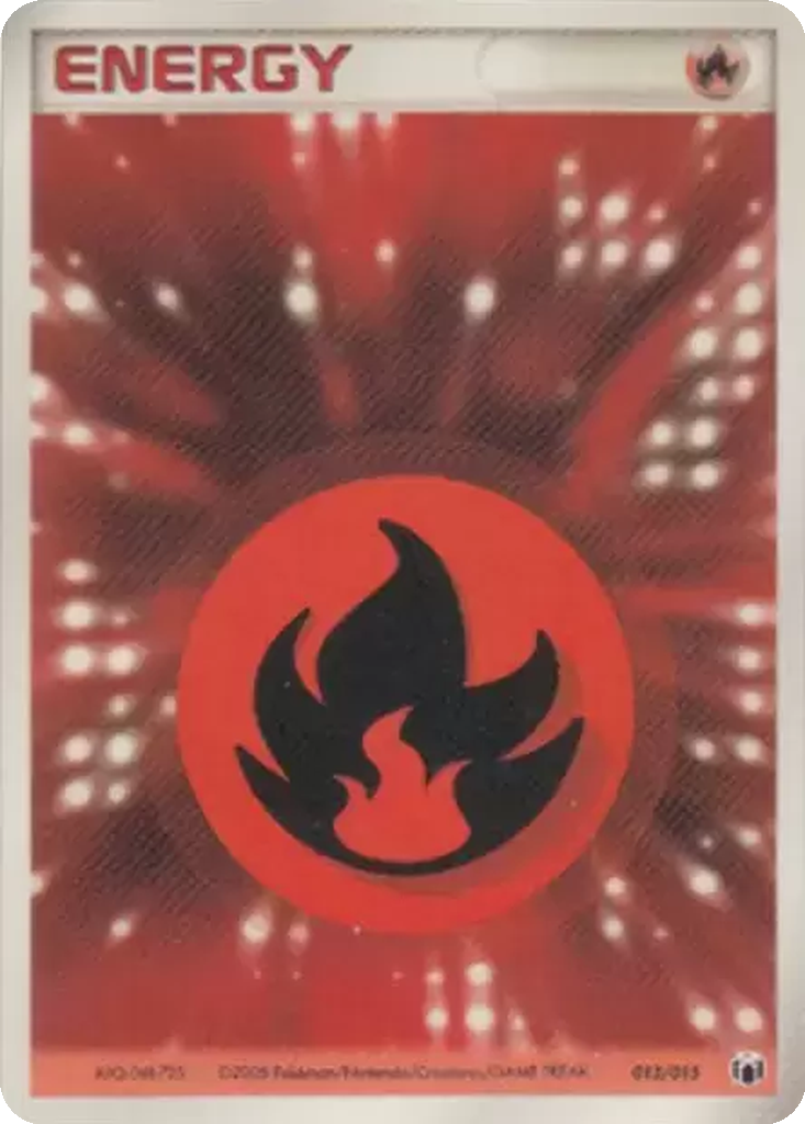 Fire Energy 13 - Gift Box Mew • Lucario: Mightyena Quarter Deck kart görseli