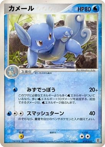 Wartortle 19 - Venusaur, Charizard, and Blastoise Random Constructed Starter Decks kart gorseli