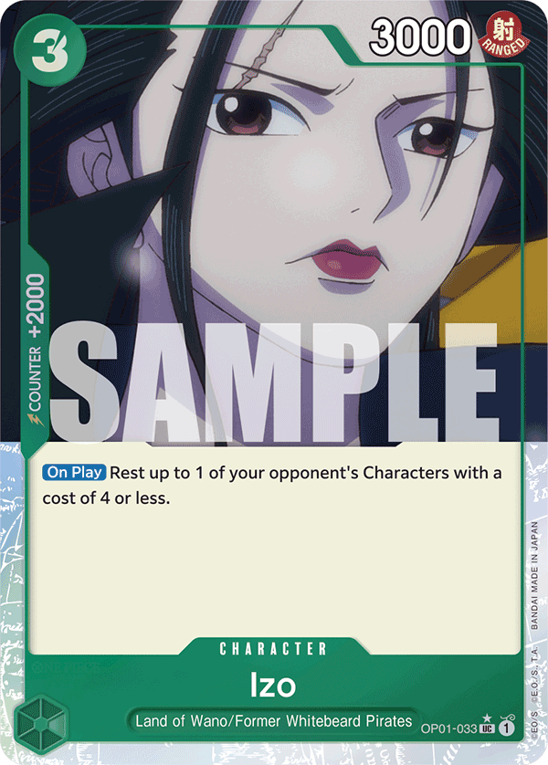 Izo (Alternate Art) OP01-033 - Premium Booster PRB01 kart görseli