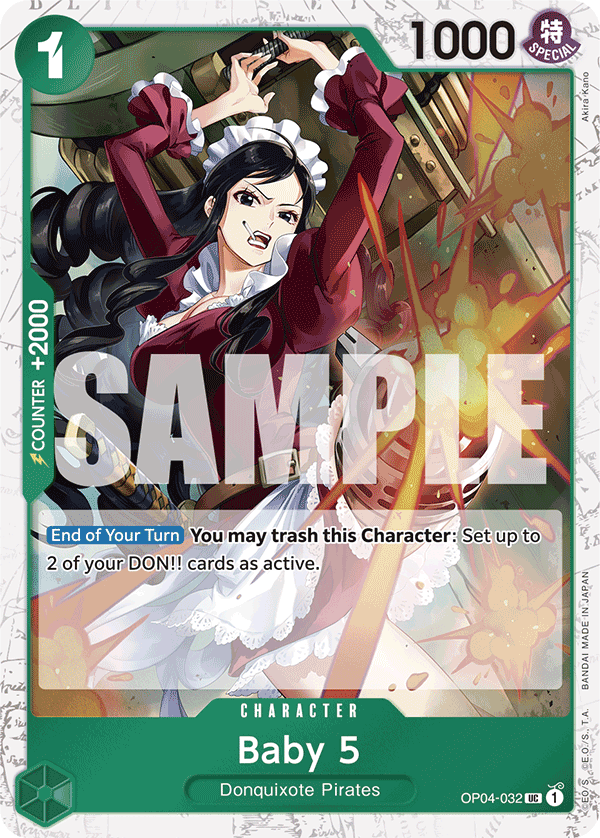 Baby 5 (Jolly Roger Foil) OP04-032 - Premium Booster PRB01 kart görseli
