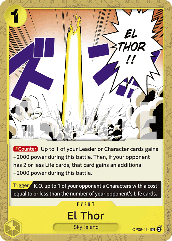 El Thor OP05-114 - Premium Booster PRB01 kart görseli