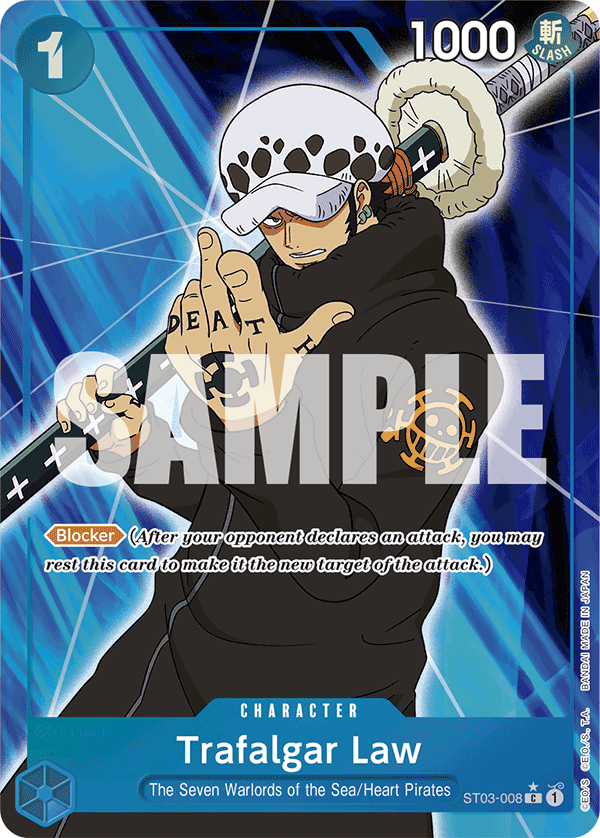 Trafalgar Law (Alternate Art) ST03-008 - Premium Booster PRB01 kart görseli