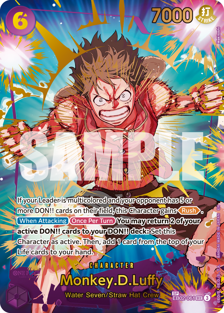 Monkey.D.Luffy EB02-061 - Premium Booster Vol 2 PRB02 kart görseli