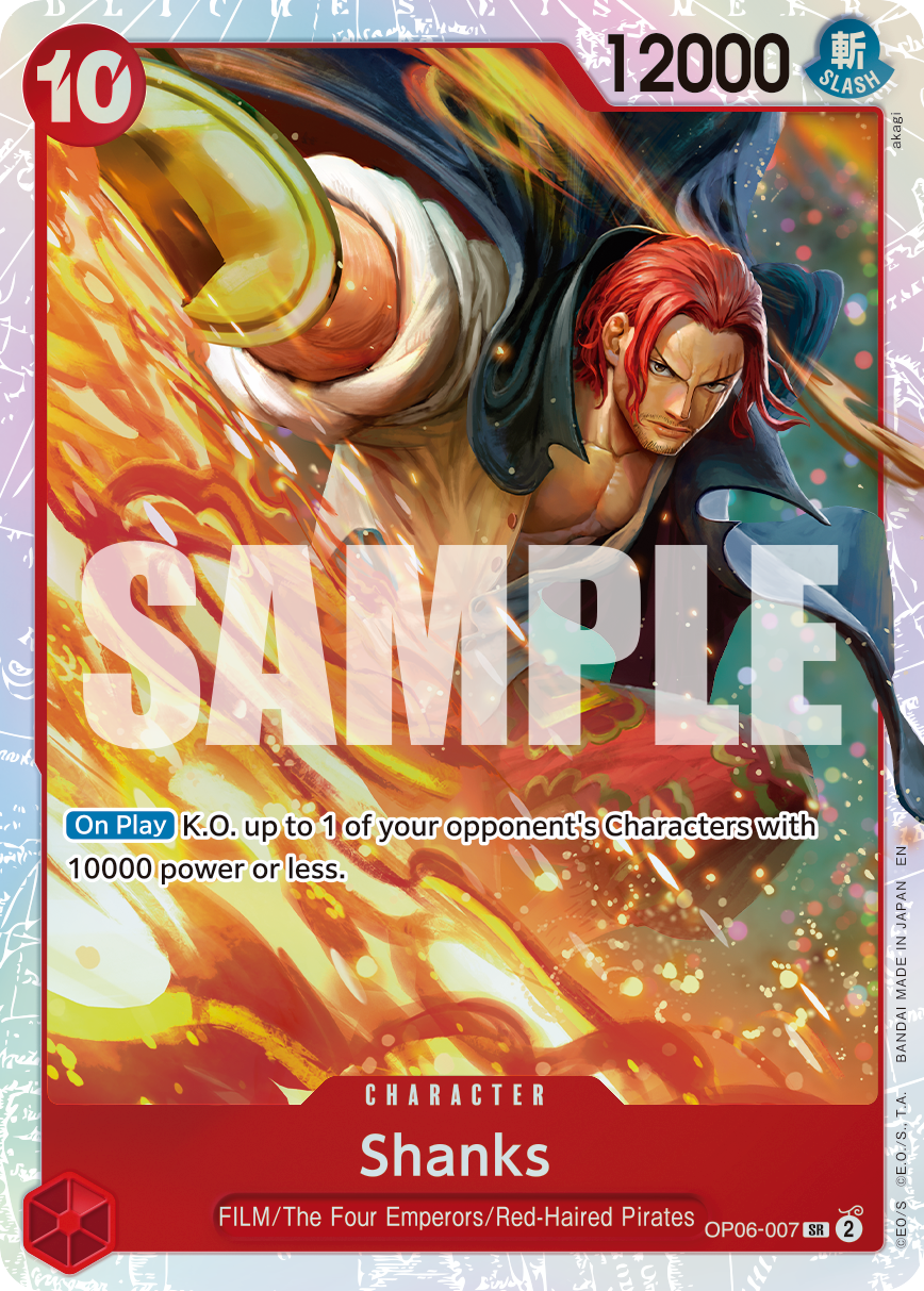 Shanks OP06-007 - Premium Booster Vol 2 PRB02 kart görseli