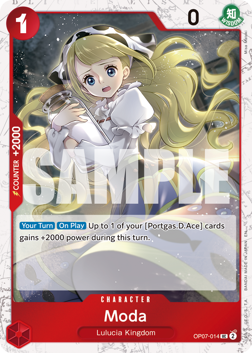 Moda (Pirate Foil) OP07-014 - Premium Booster Vol 2 PRB02 kart görseli