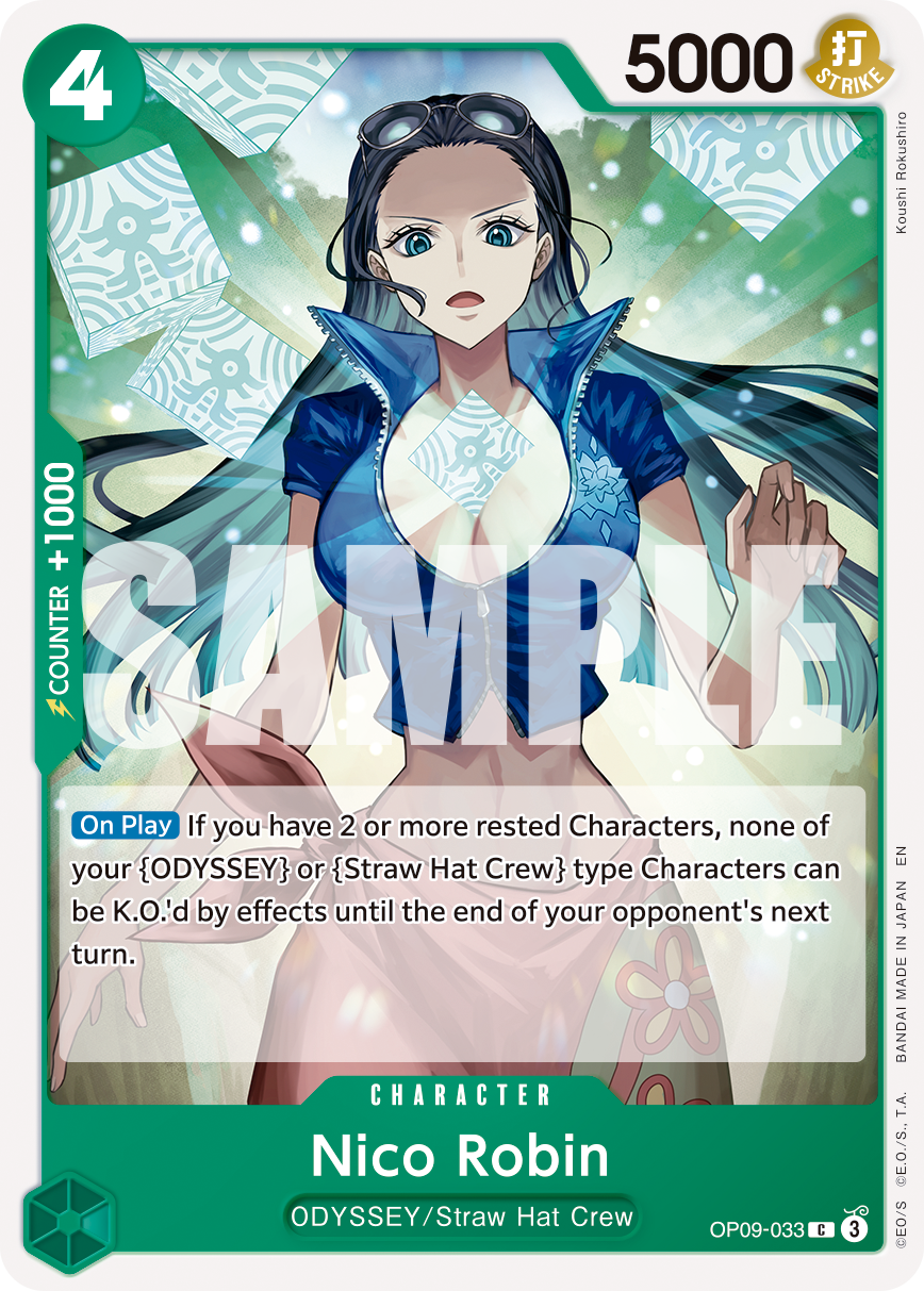 Nico Robin OP09-033 - Premium Booster Vol 2 PRB02 kart görseli